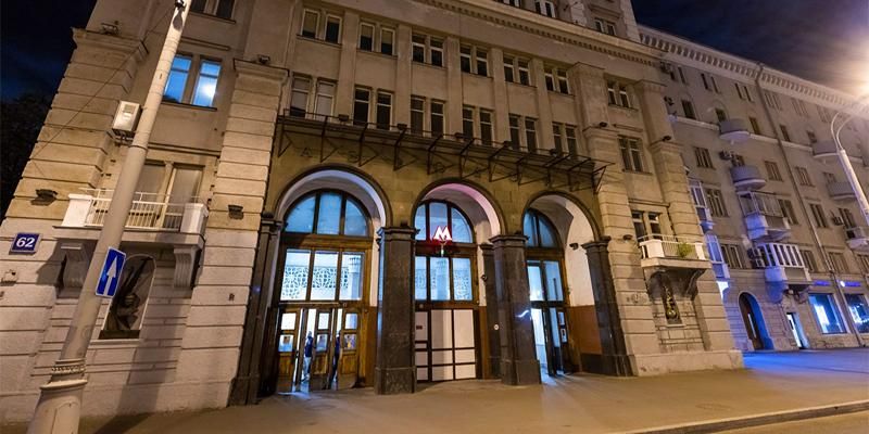В центре реставрации метрополитена восстанавливают входную группу станции «Аэропорт»