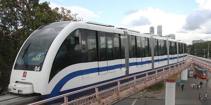 Московский монорельс завершил свою работу