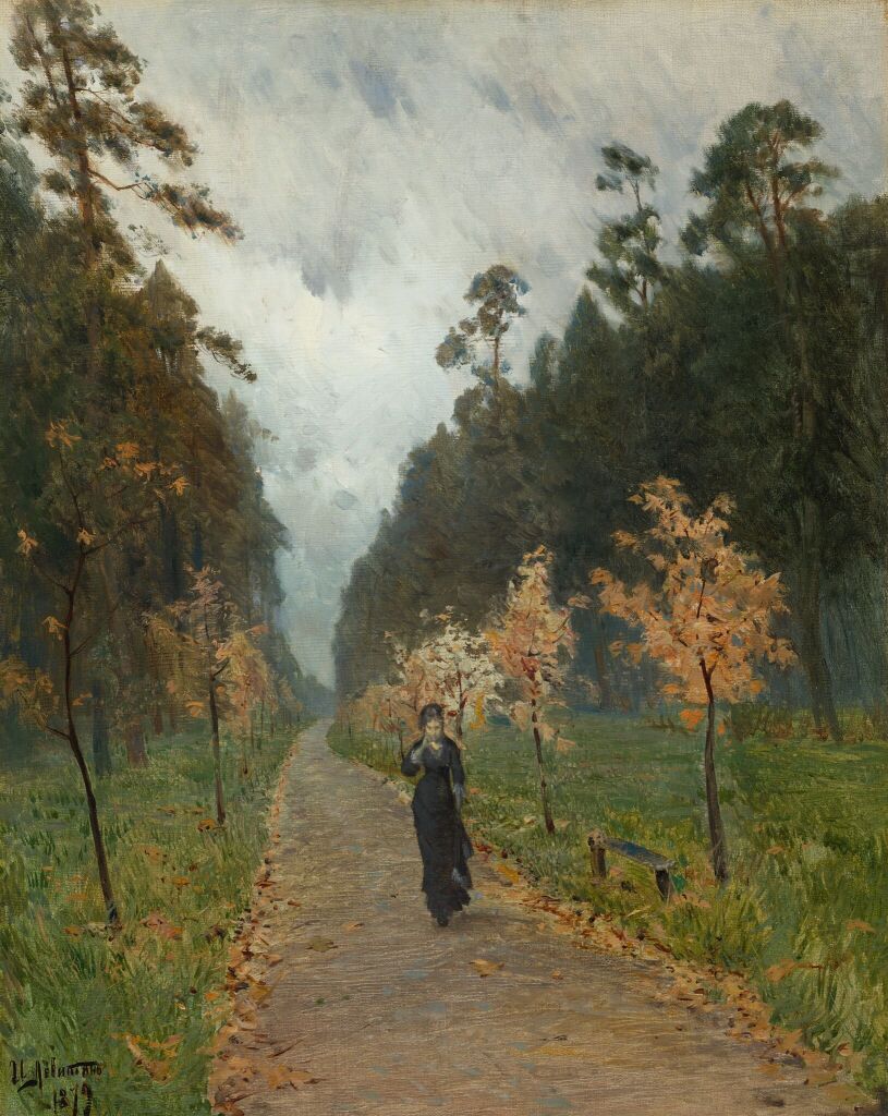 Исаак Левитан. Осенний день. Сокольники. 1879 год