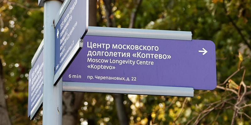 К центрам московского долголетия: на улицах появилось почти 200 новых указателей