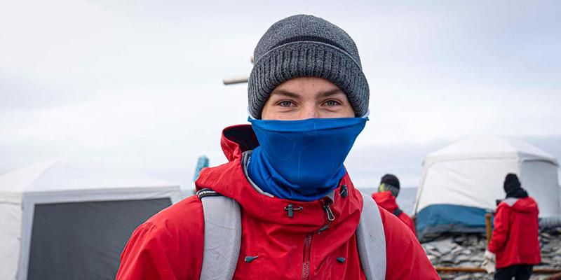 Moscow schoolchildren and college students returned from the Great Arctic Expedition