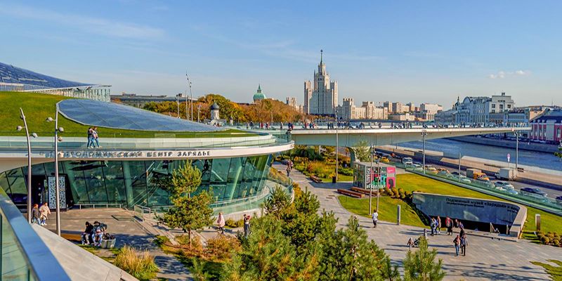 Moscow goes for green with the extensive new Zaryadye Park