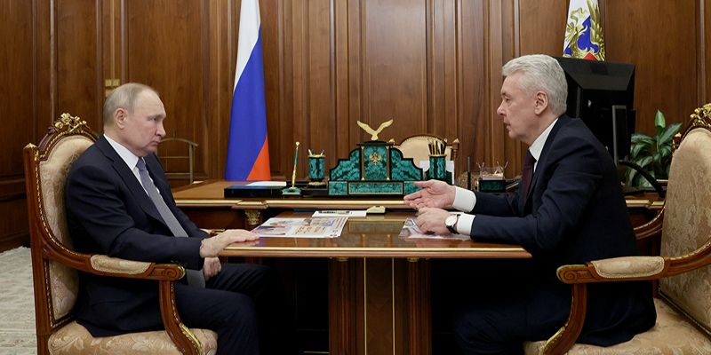 Sergei Sobyanin reports to Vladimir Putin on the implementation of major projects in Moscow