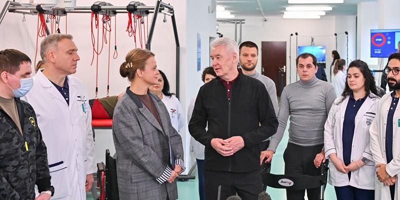 Собянин и Цивилева навестили участников СВО в московском госпитале